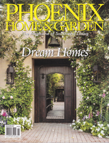 phoenix home and garden magazine featuring paul rene furniture