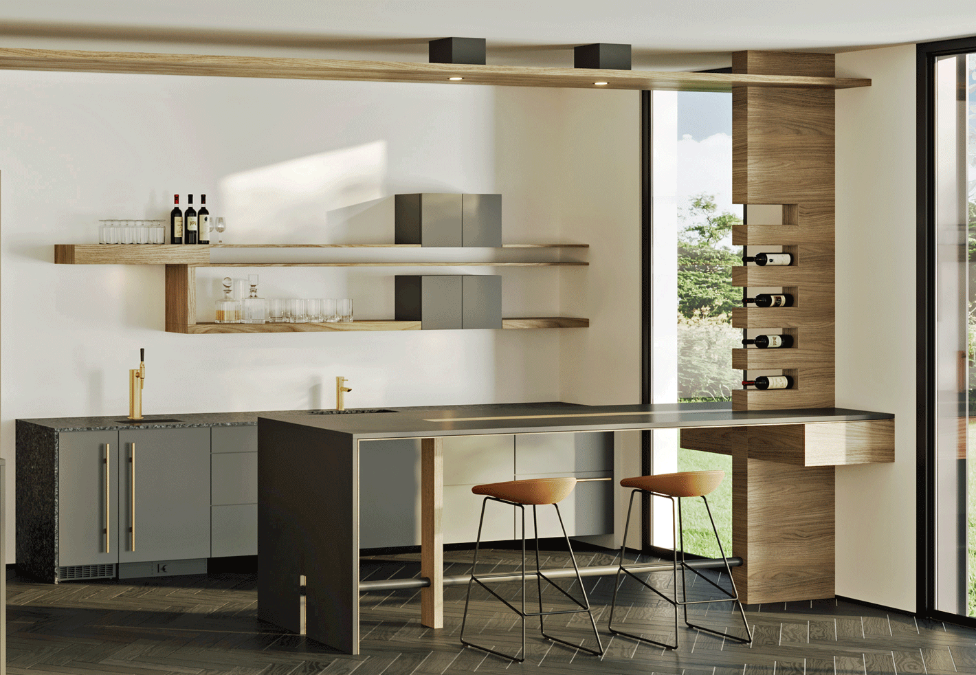 designer home modern bar